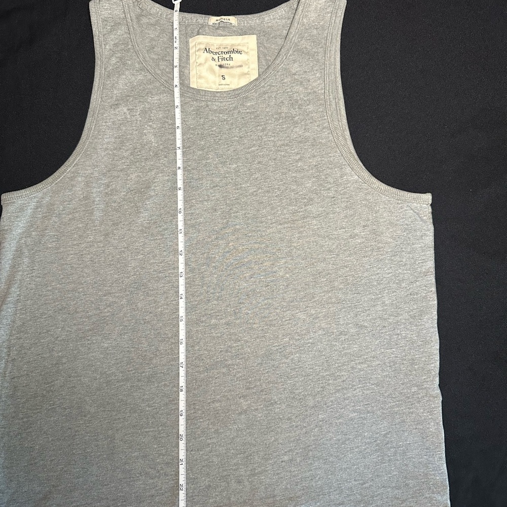Abercrombie & Fitch Light Gray Tank Top
